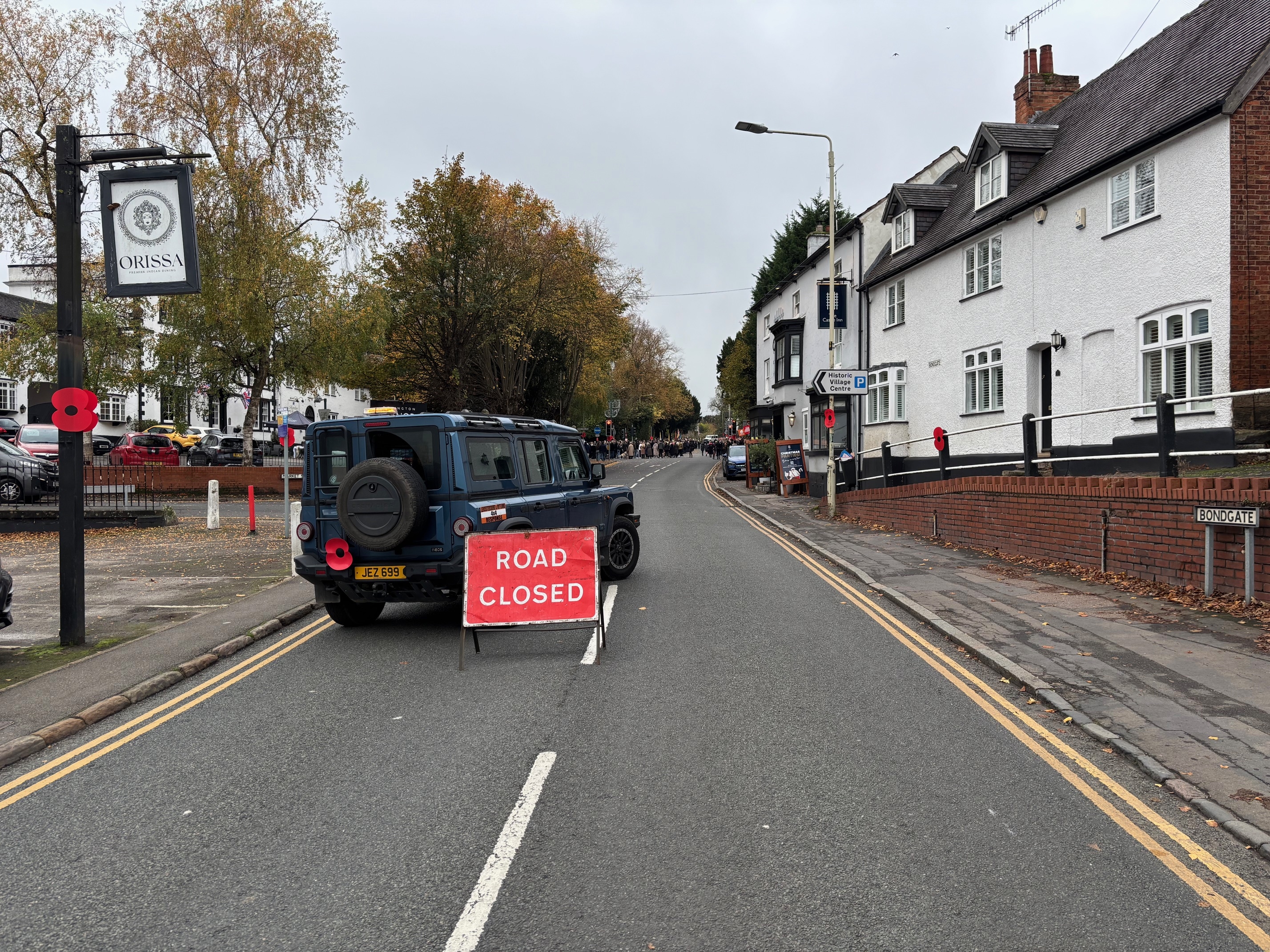 Grenadier road block Remembrance Day 2025.jpeg